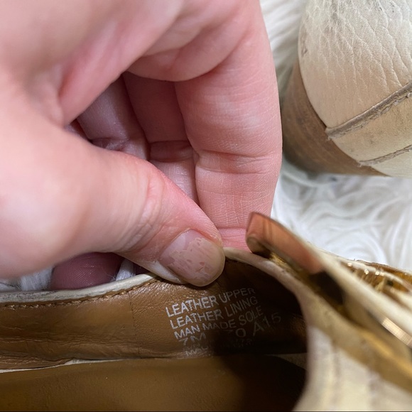 Tory Burch Off White Miller Leather Wedge Heel - Picture 5 of 6